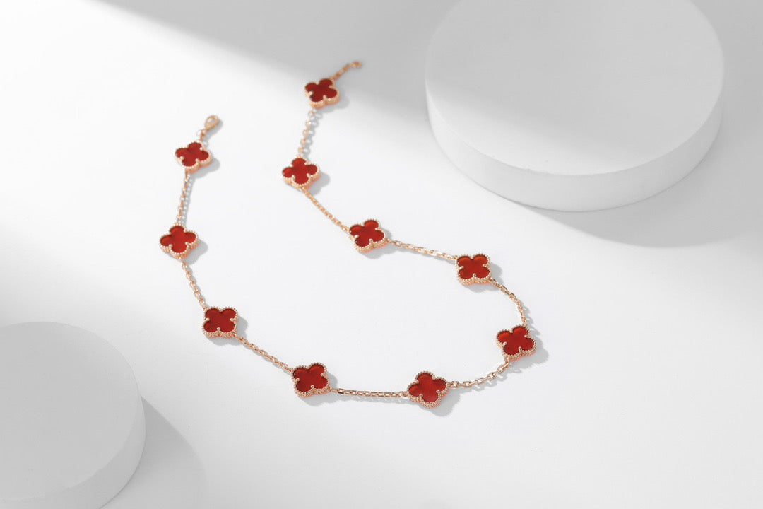 vca necklace 10 flowers
