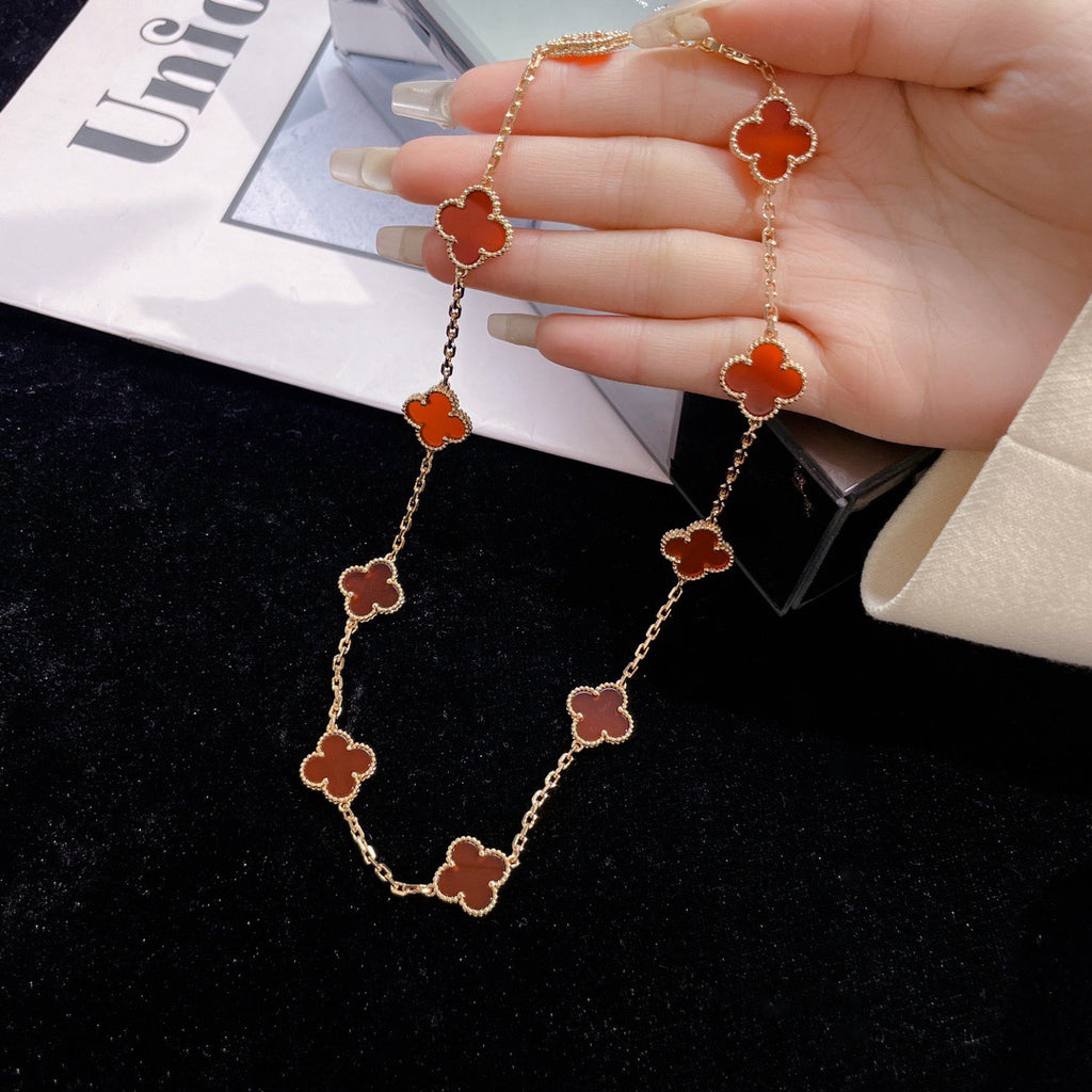 vca necklace 10 flowers