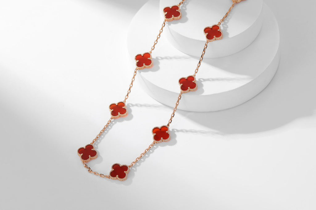 vca necklace 10 flowers