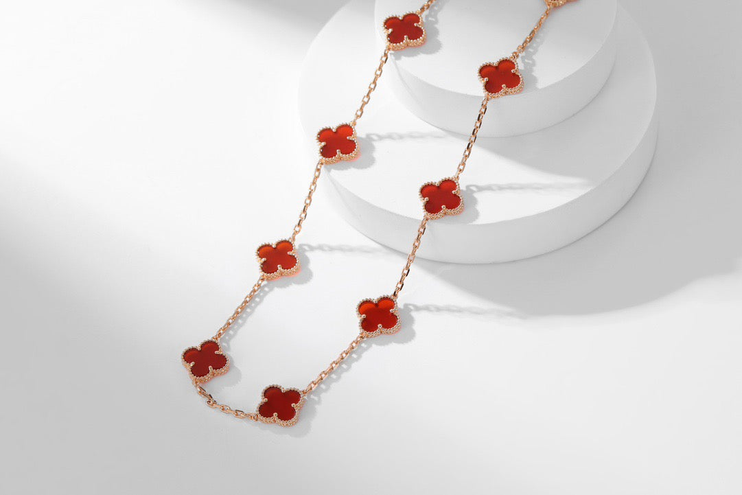 vca necklace 10 flowers