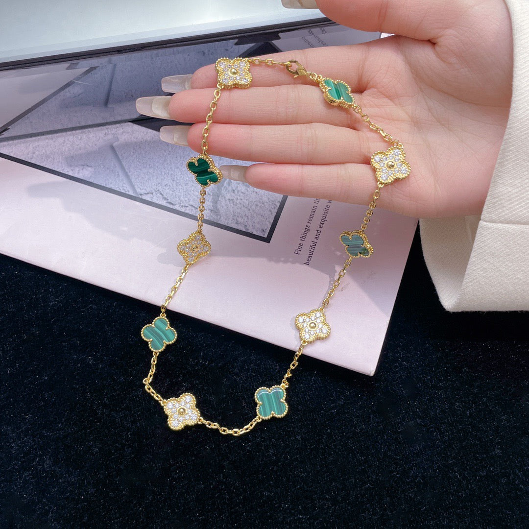 Vca necklace 10 flowers