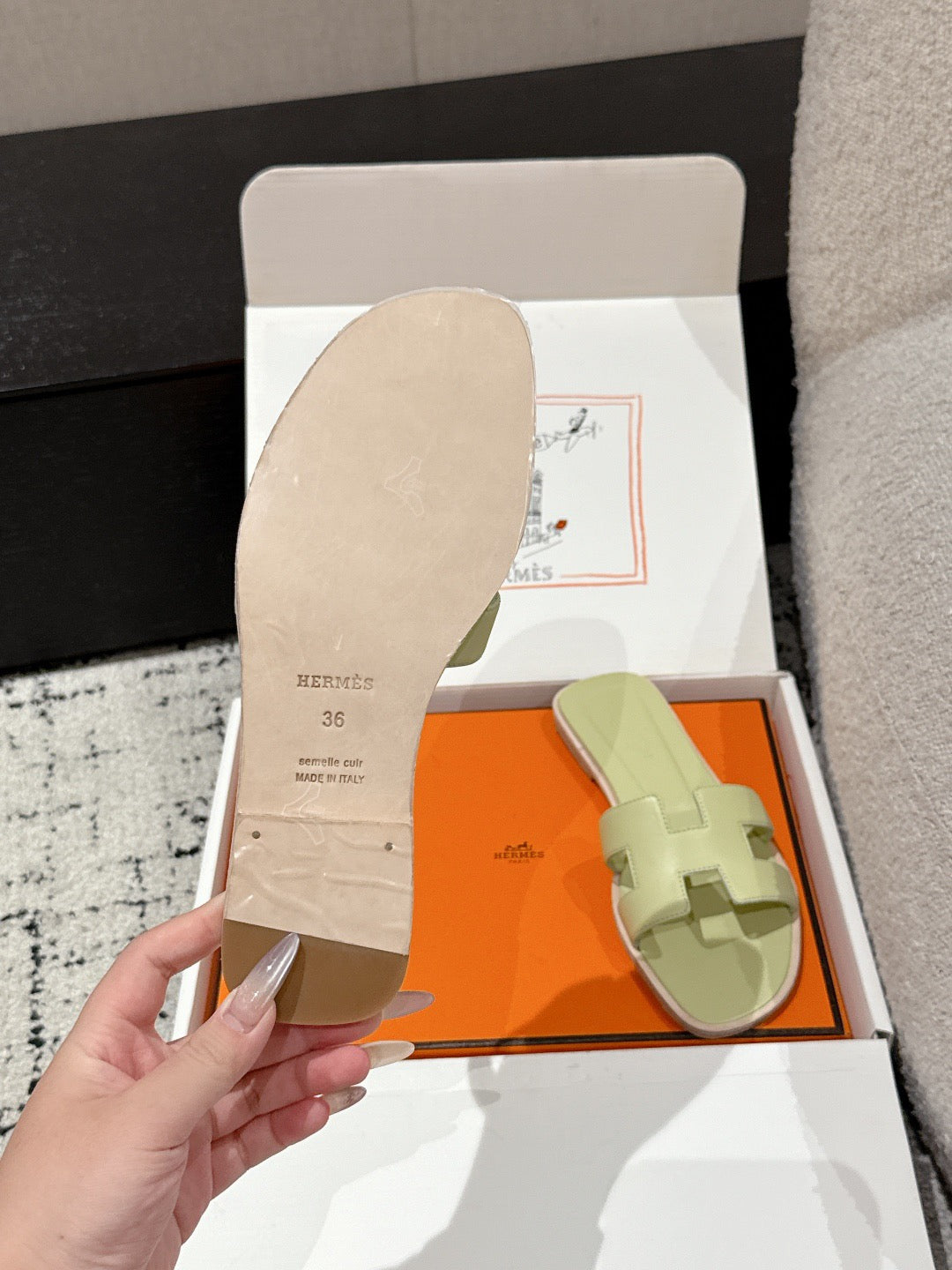H slippers